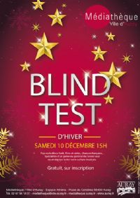 Blind-test musical. Le samedi 10 décembre 2016 à Auray. Morbihan.  15H00